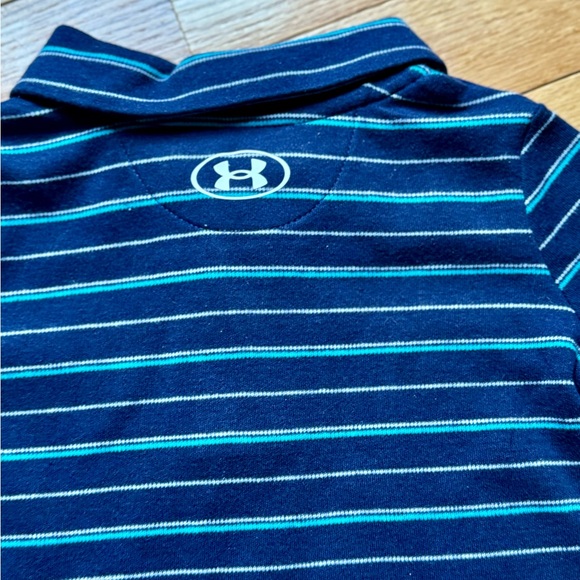 Under Armour Infant Stripe Polo Shortall - Picture 7 of 7